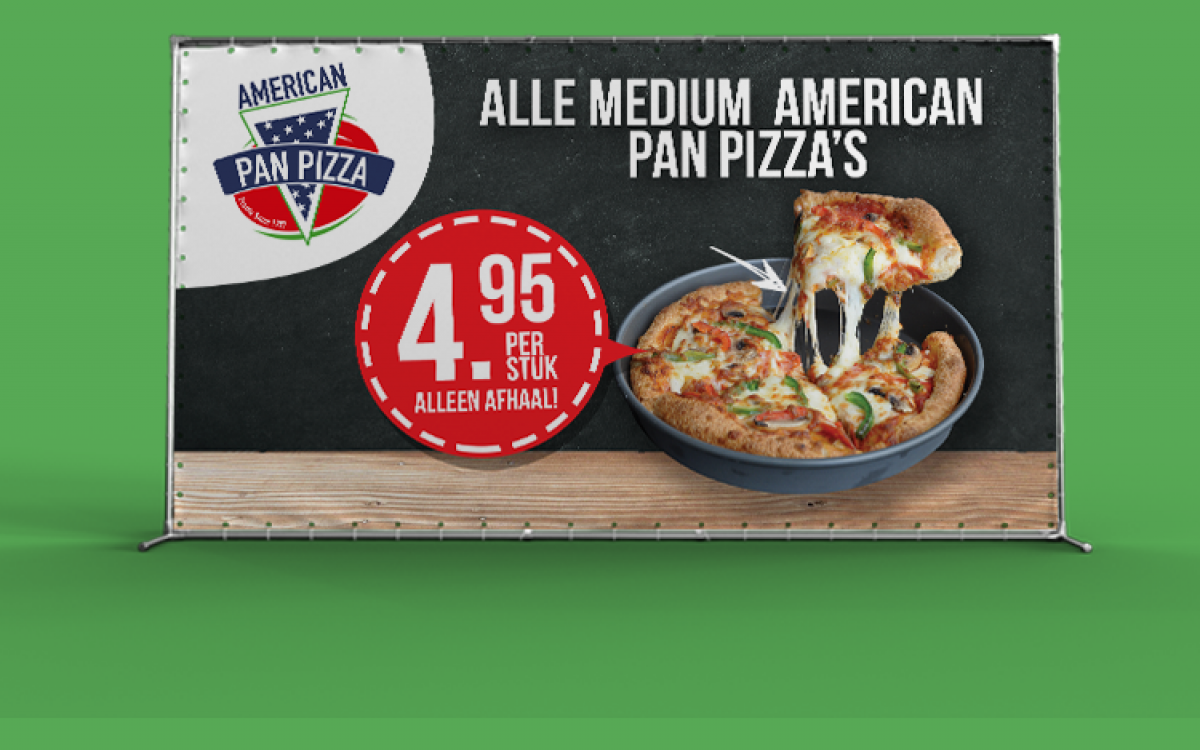 Amerikan Pan Pizza Spandoek