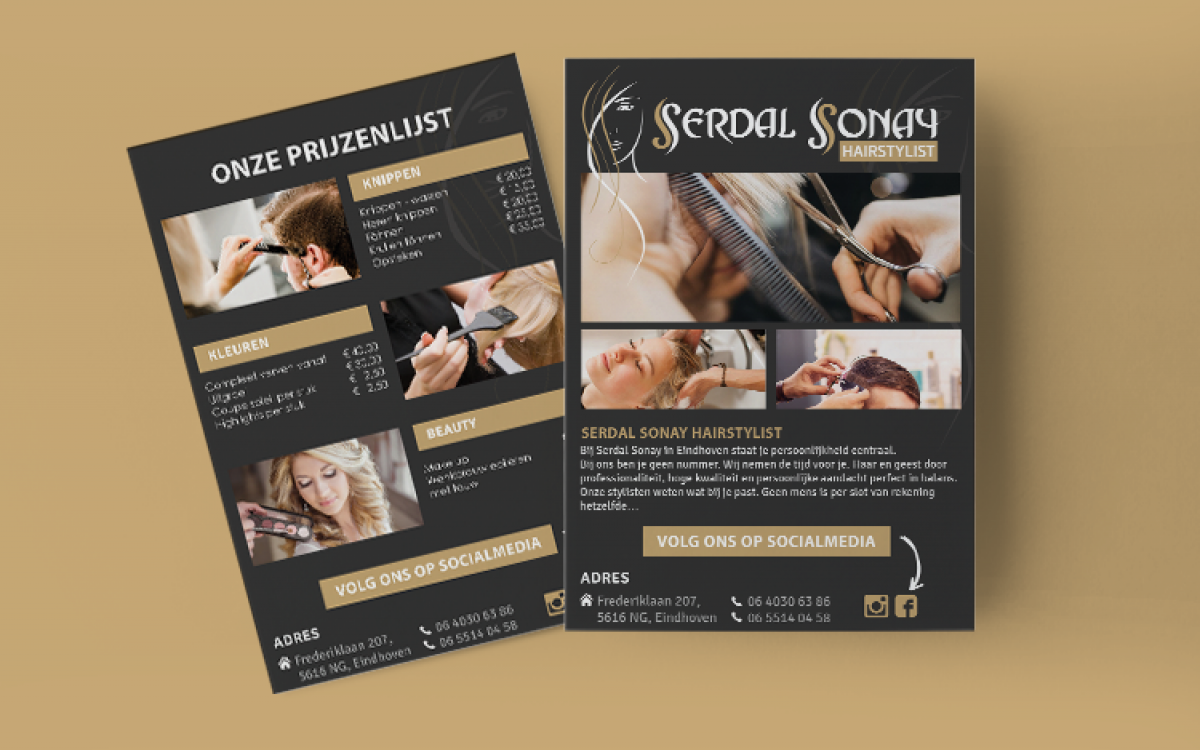 Serdal Sonay Hairstylist Flyer